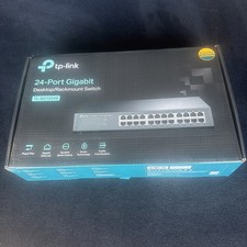 TP-Link 24 Port Gigabit Ethernet Switch Desktop/ Rackmount Plug  Play