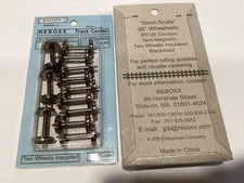ReBoxx-4 36" HO Semi-scale wheels sets, 0.995" Axle Length, 12/ Pkg, NMRA RP-25