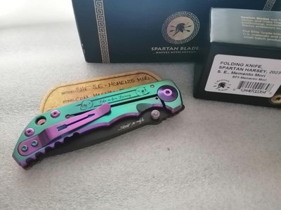 Spartan Blades Harsey Folder ''Memento Mori'', Taschenmesser, Klappmesser, Joker