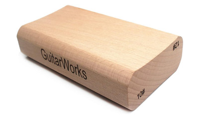 2-Way Fingerboard Radius Sanding Blocks for Guitar Bass Fret 10'' / 12''