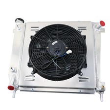 4 ROW RADIATOR +FAN SHROUD RELAY FOR 85-94 92...