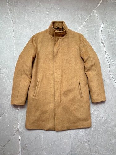 Ermenegildo Zegna Soft Wool Zip Coat Jacket Puffer Lining Camel Size M - Picture 13 of 24