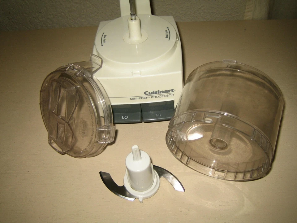 Cuisinart DLC-1TX Type 21 Mini-Prep Processor, White and Gray Complete 2.63 Cup - Image 3 of 4