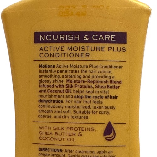 3 Pk Motions Nourish & Care Active Moisture Conditioner 13 oz Shea Coconut Silk - Picture 6 of 7