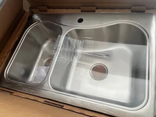 Kohler K-3361-1-NA Staccato 33" TopMount doublebowl Stainless Steel kitchen sink