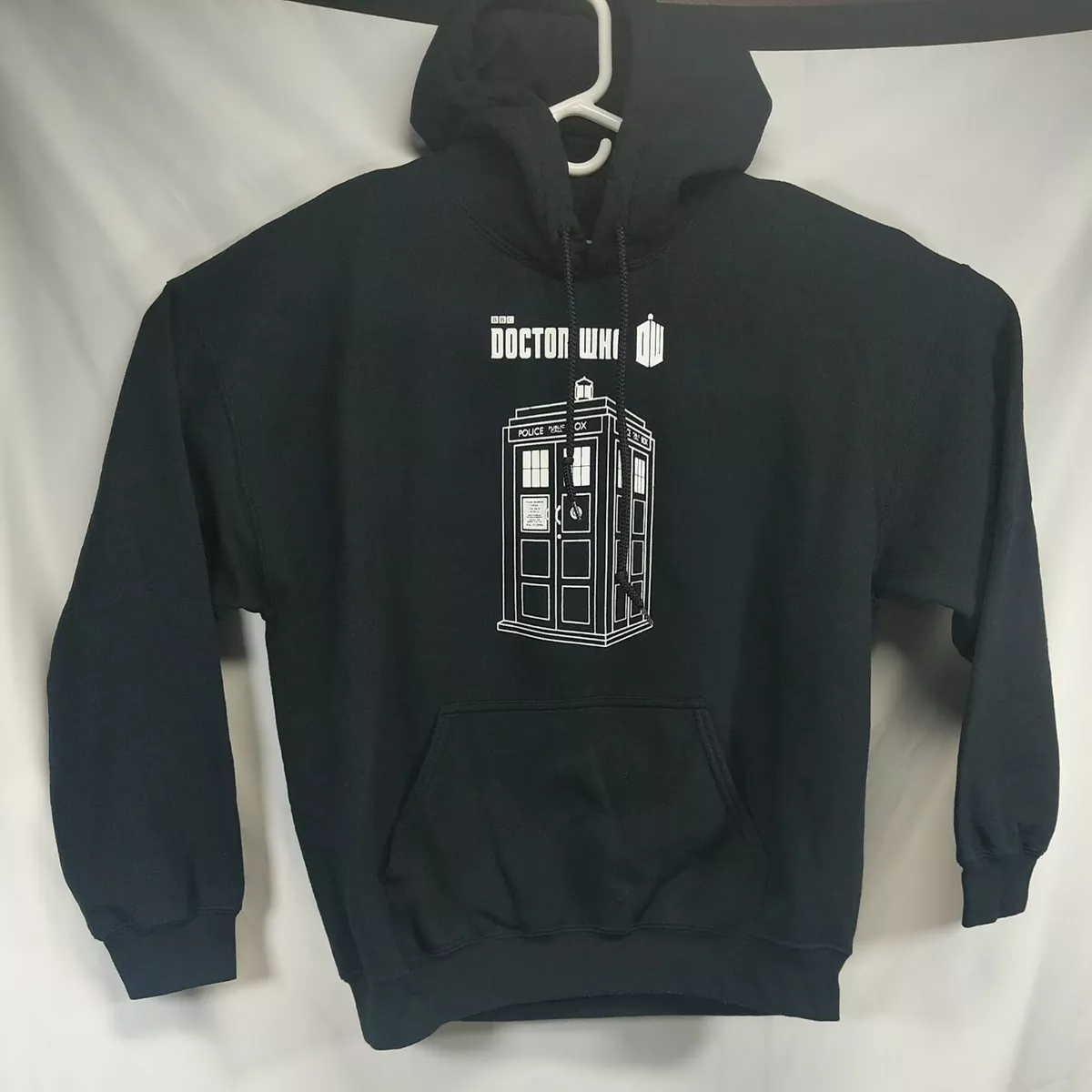 Doctor Who Tardis Sweatshirt Black Large 2012 Hoodie Ripple