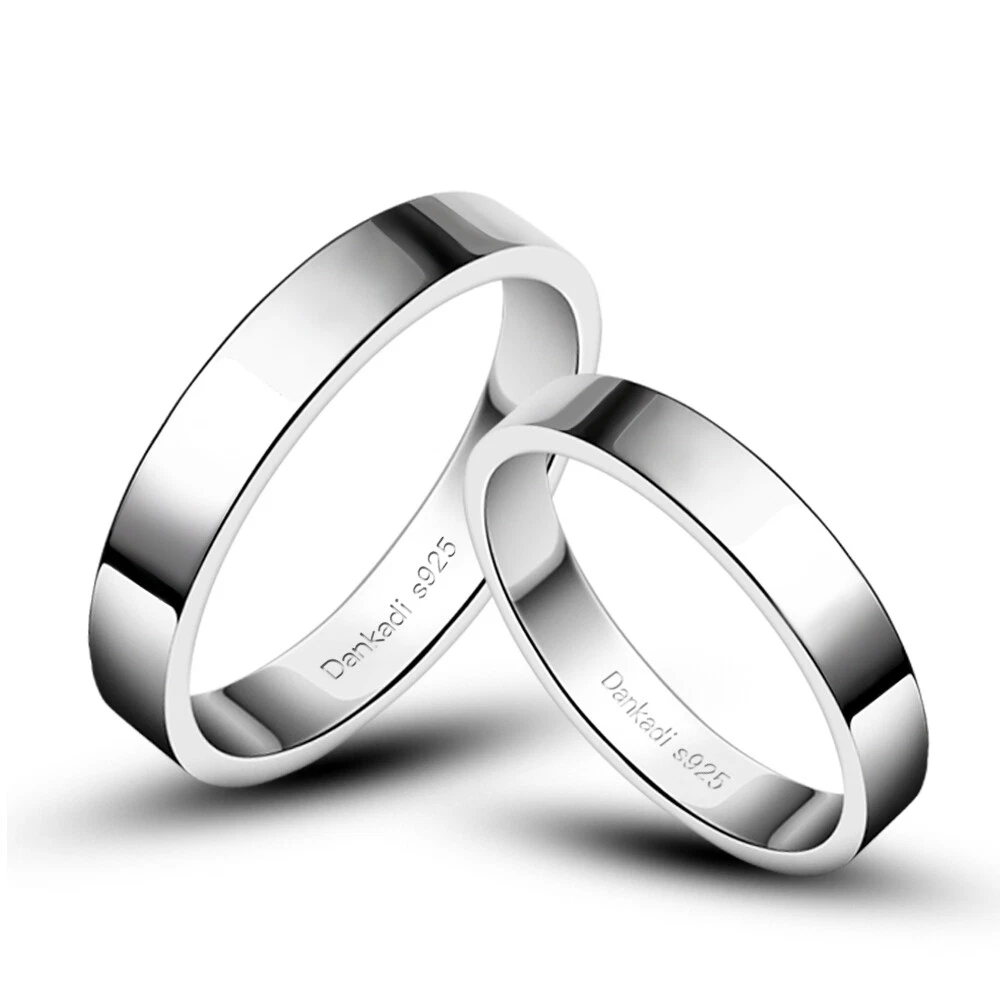 Silver Ring 925 Pure Sterling Silver Ring Sterling Silver Rings Women  Elegant Silver Band Rings Women and Men Gifts for Special Occasions 4-6mm  Ring Size 4-15 - China Silver Ring 925 and