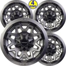 FOUR 12x8 4/110 ATV RIM WHEEL some Kubota RTV-X900 X1100 X1120 X1140 4-hole GM
