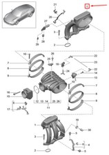 Porsche Cayman 981 Motor Ansaugkrümmer 9A111011504 NEU ORIGINAL