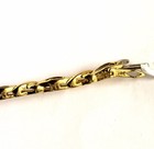 10k yellow gold .80ct baguette diamond tennis bracelet 9.8g vintage estate 7" — photo 7