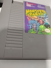 Monster Party - Authentic Nintendo NES Game - Tested & Works