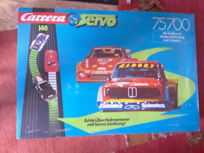 Carrera Servo 140 75500 ibkl. OVP + Konvolut + CARRERA 40422  132 BMW 3.0 CSL.