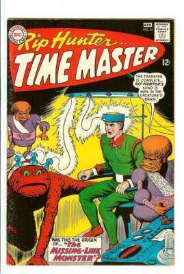 RIP HUNTER TIME MASTER #25 7.0 // WILL ELY COVER ART DC COMICS 1965