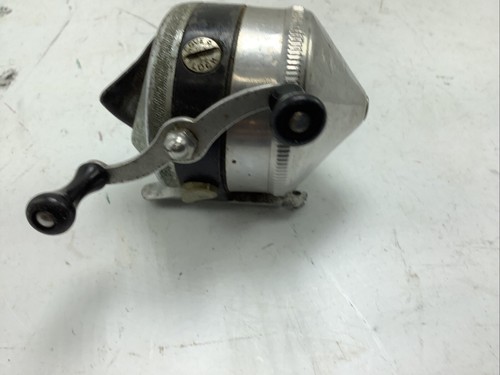 Vintage Early ZEBCO Spinner Model 33 Spinner Fishing Reel Chrome Brass - Tulsa - Picture 4 of 9