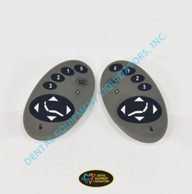 DENTAL EQUIPMENT LIQUIDATORS Pelton & Crane SP30 Dual Touchpad Replacement Controls Right & Left Side Pair