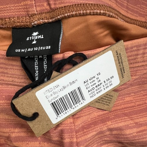 Free People Cheap Thrills Elixir Boy Surf Bottoms. Brown. Medium. RRP £44 - Picture 2 of 6