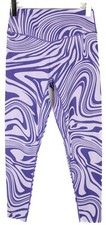 Vitality X Cosmopolitan The Storm Leggings Women Large Stretchy Tight Purple