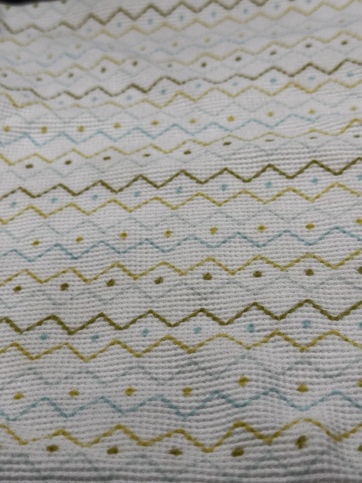 Колыбельная переулок тепловой шеврон геометрический тепловой вафли плетение Baby одеяло РЕДКАЯ - Изображение 4 из 4