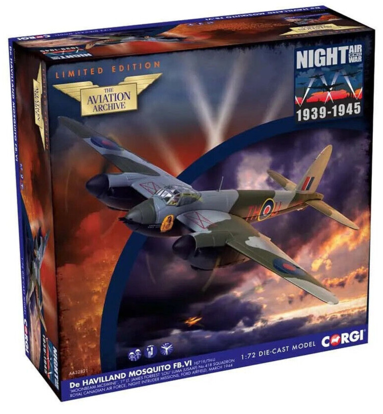 Москит Корги Де Хэвилленд FBVI -Самолет Moonbeam McSwine 172 AA32821 19590₽