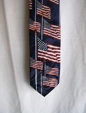 Steven Harris American Flags Handmade Tie