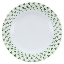 Kuchenteller Haviland Limoges Torse Trefle Vert Kleeblatt