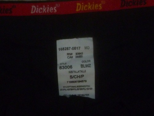 NEW W TAG DICKIES UNISEX EDS SIGNATURE BLACK SCRUB PANTS SIZE SMALL NWT WORK - Picture 5 of 7