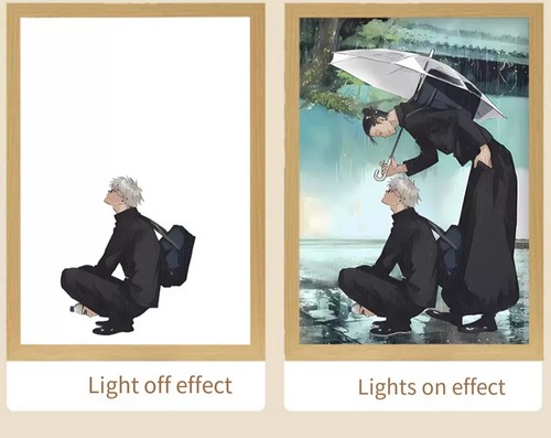 jujitsu kaisen LED picture Stylish Japanese anime LED photo - Foto 5 di 7