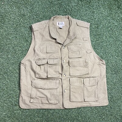 Trail Designs Vest XL Vintage 90s Khaki Active Hunting Trail Designs Vest XL Vintage 90s Khaki Active Hunting