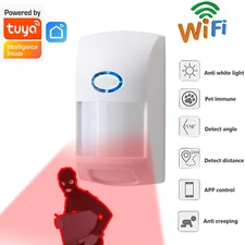 WiFi Mini PIR Motion Sensor Infrared Alarm Detector For Tuya Smart Life APP Lot