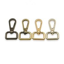 16~25mm Square Buckle Lobster Bag Clasp Snap Hook Swivel Clips For Strapping Bag