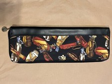 Vintage Nicole Miller Travel Accessories Bag, 100 Silk - Made in Korea