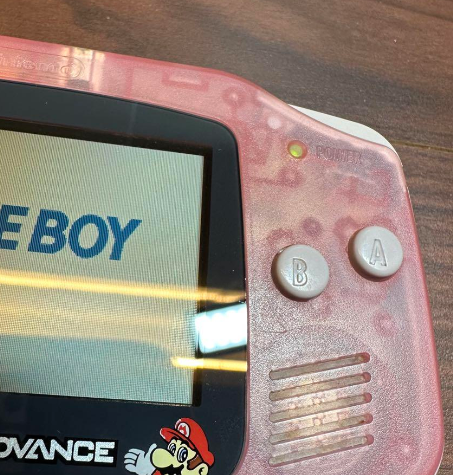 Nintendo Game Boy Advance Milky Pink Super Mario from Japan(Used