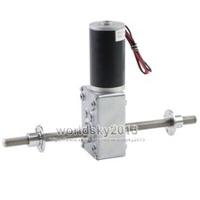 DC12 24V A5840-31ZY M8 eje de doble rosca turbo caja de cambios helicoidal motor de engranaje de reducción