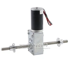 DC12 24V A5840-31ZY M8 Dual Thread Shaft Turbo Worm Gearbox Reduction Gear Motor