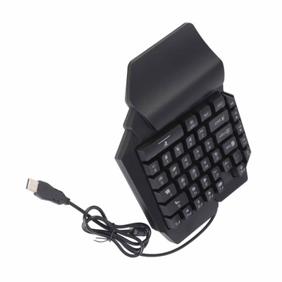 Portable Mini Gaming Keypad Mouse USB RGB Wrist Rest Half Hand 35Keys Keypad Hot