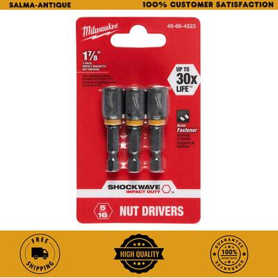 Shockwave Magnetic Nut Driver Bit 5/16