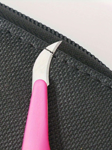 1 pc Seam Ripper Thread Cutter with Pink Handle for Sewing & Crafts - Picture 2 of 8