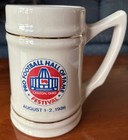 1986 Pro Football Hall Of Fame Festival Large Ceramic Mug Inductees Signatures  — photo 2