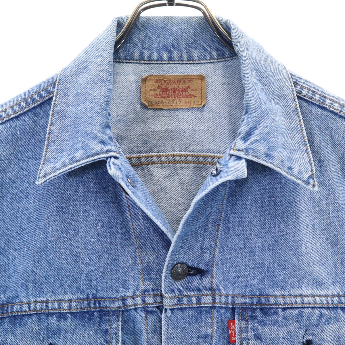 Levi’s 90s 70505-0217 4th denim jacket Vintage 70s Levi's Men's Denim Blue Jean Jacket - Size 38