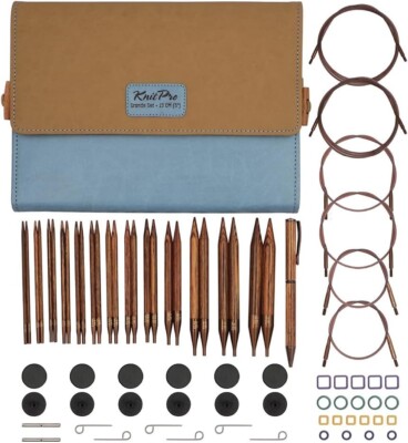 KnitPro Ginger Interchangeable Circular Knitting Needle Grande Set 13cm (5 )