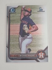 Michael Knorr 2022 Bowman Draft 1st Chrome Refractor Houston Astros #BDC-120