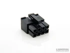 PC 8-pin EPS (CPU) / 8-pin Modular Connector Housing Female - BLACK 1 pc