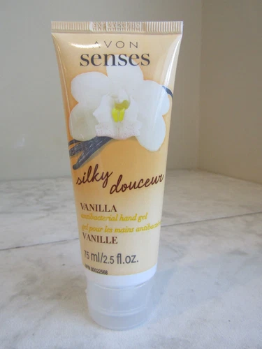 Avon Senses Vanilla Hand Gel 2.5 Fl Oz Moisturizing Soothing Formula