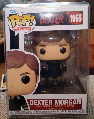 Funko Pop Dexter Morgan 1965 misprint 1695. Rare mint with pop protector
