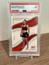 2023 Immaculate UFC • Erin Blanchfield RC #83 SP /50 • PSA 9 • HIGHEST GRADED