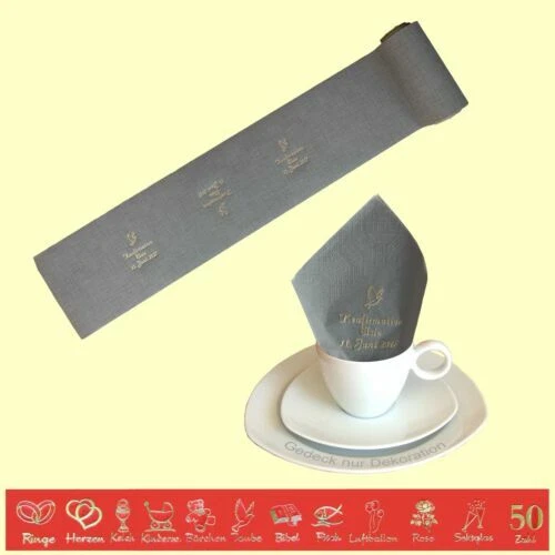 Servietten für Kommunion & Konfirmation