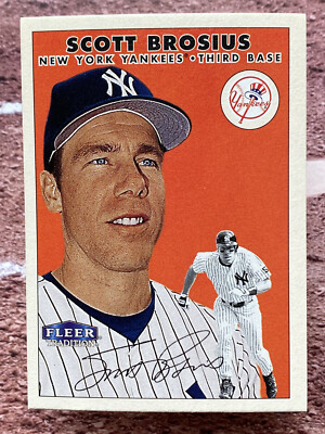 2000 Fleer Tradition Scott Brosius #22 New York Yankees
