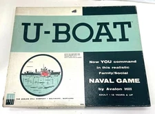 Avalon Hill "U-Boat" Board Game