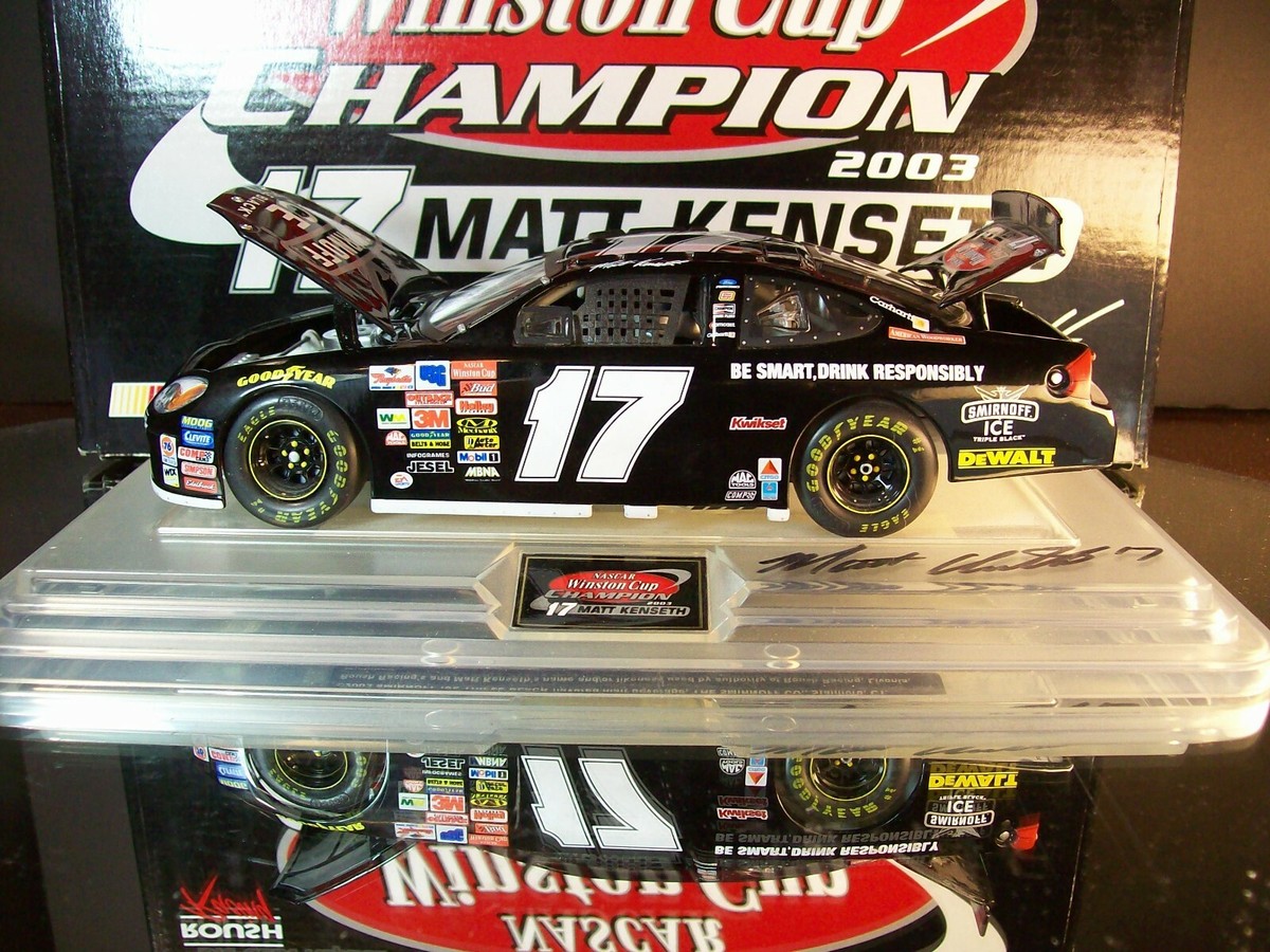 Matt Kenseth #17 Smirnoff Ice Autographed Winston Cup Champion