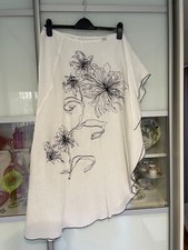 Ladies 100% Linen wrap round Skirt/Beach Wrap by 120% LINO